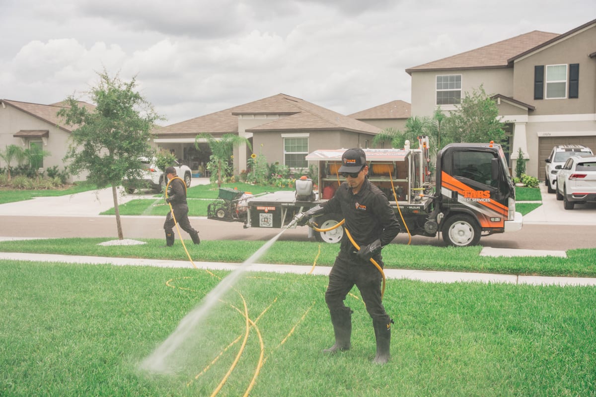 Taps Pest Services technician providing pest control in Safety Harbor, FL