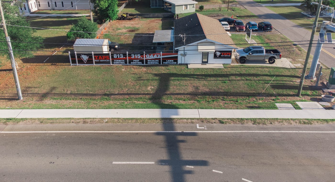 Taps Pest Services technician providing pest control in Hudson, FL
